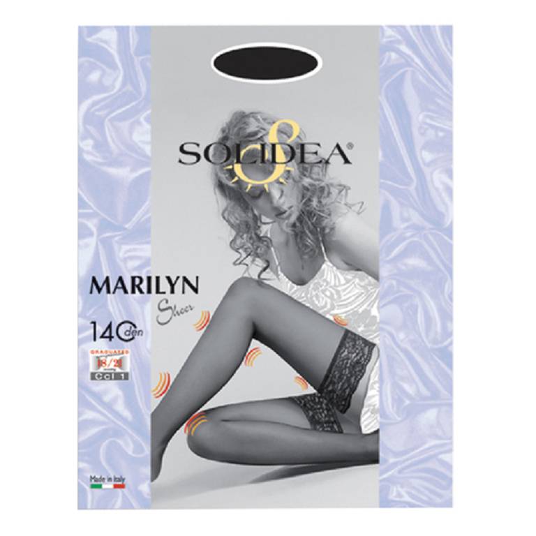MARILYN 140 Calze autoreggenti nero taglia 4 l